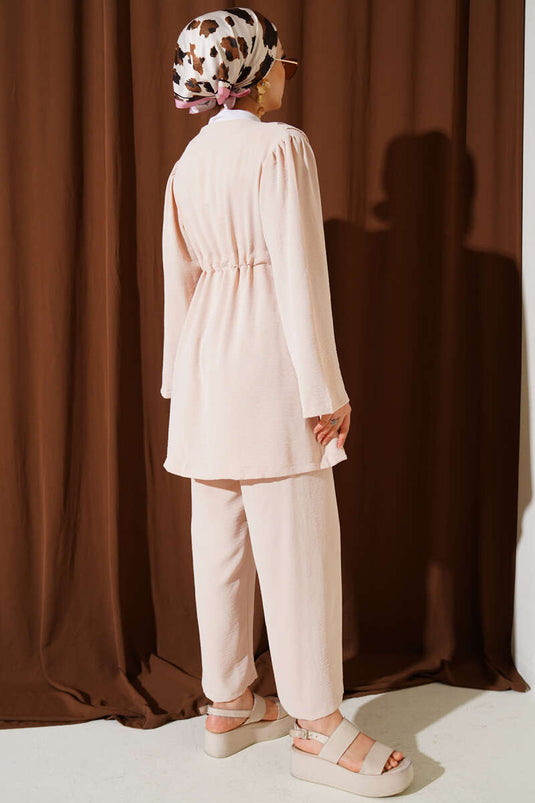 Taillentunnel-Set Ayrobin, zweiteilig, Beige