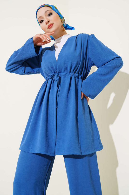 Ayrobin Zweiteiler mit Taillentunnel, Indigo