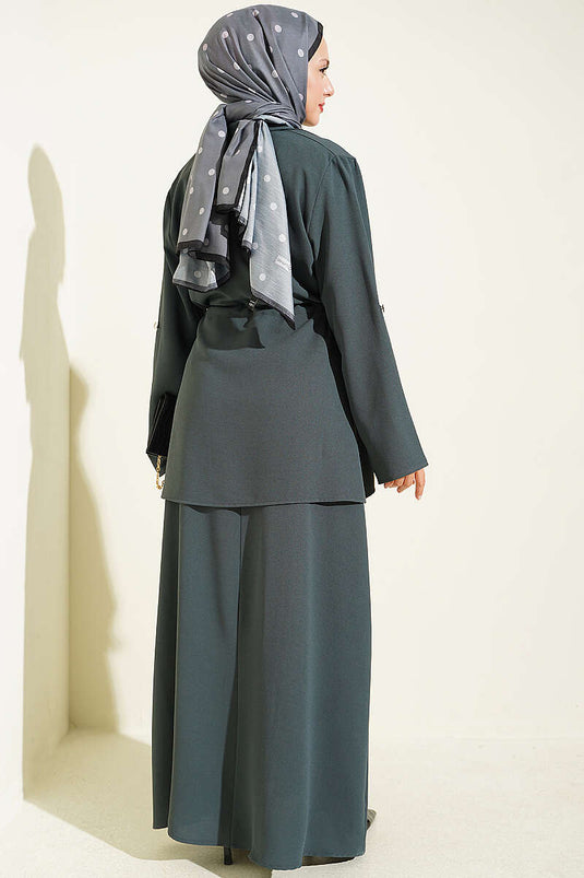 Robe Jile Ceinturée En Fumée