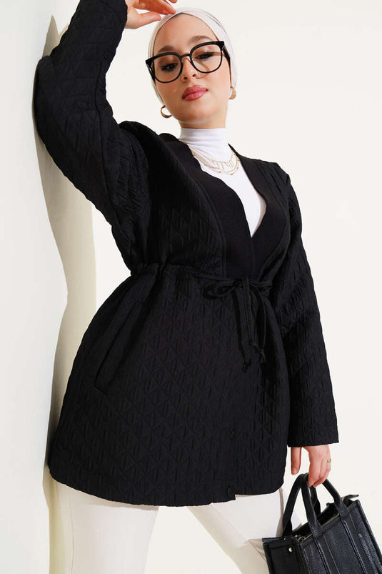 Beautiful Quilted Jacket Black