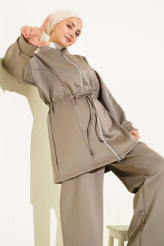 Bel Tünelli Scuba İkili Takım Vizon