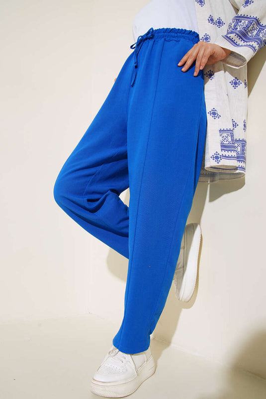 الخصر الدانتيل السراويل الكتان ساكس