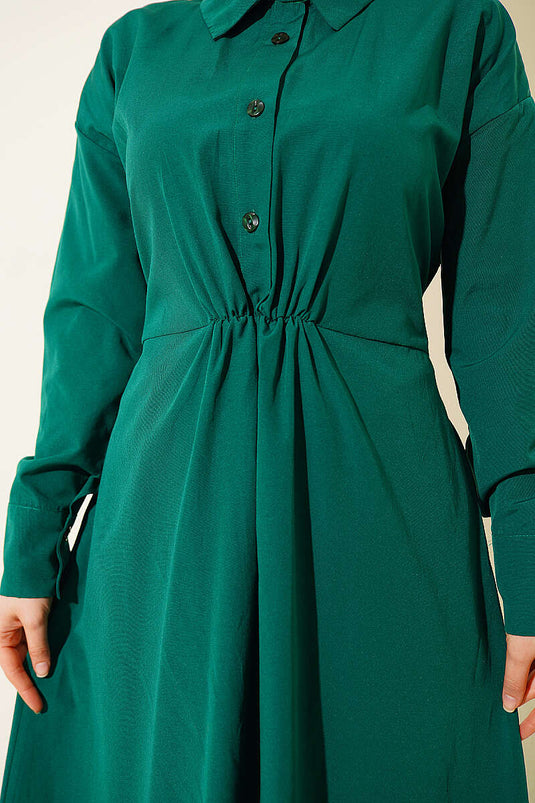 Robe Tericoton à nouer Émeraude