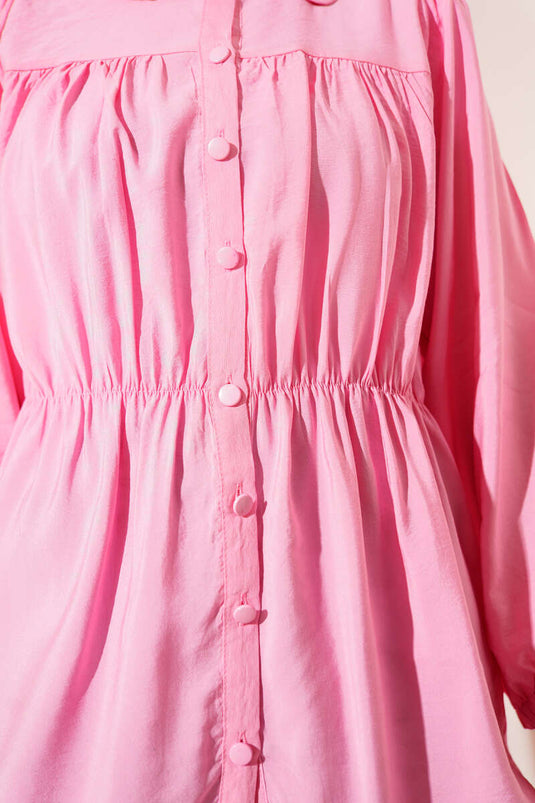 Buy Shirt with Elastic Detail Pink