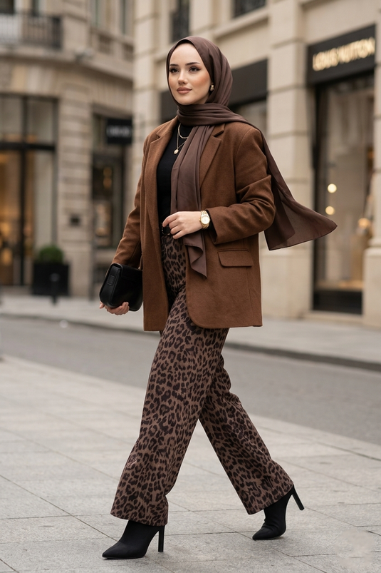 Leopard Print Pants