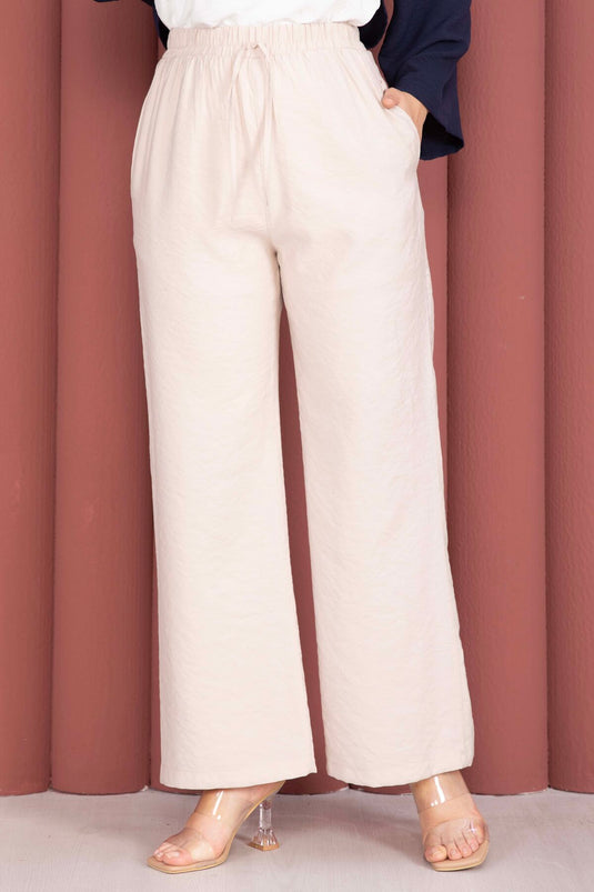 Tencel-Hose Mit Gummizug Und Taschen
