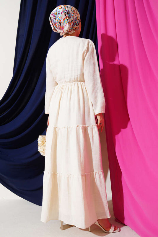 Beli Lastikli Kat Elbise Taş