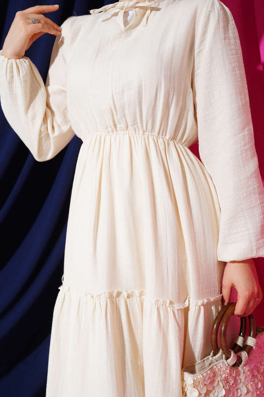 Beli Lastikli Kat Elbise Taş