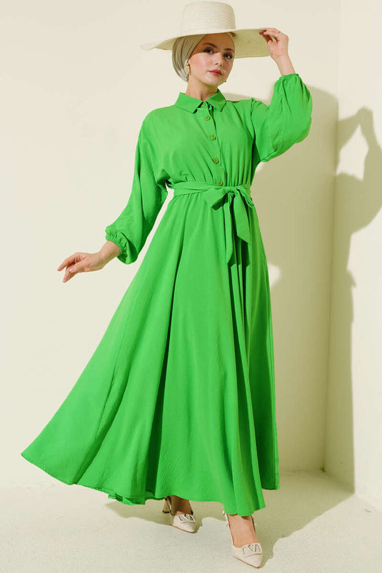 Buy Elastic Belted Dress Benetton