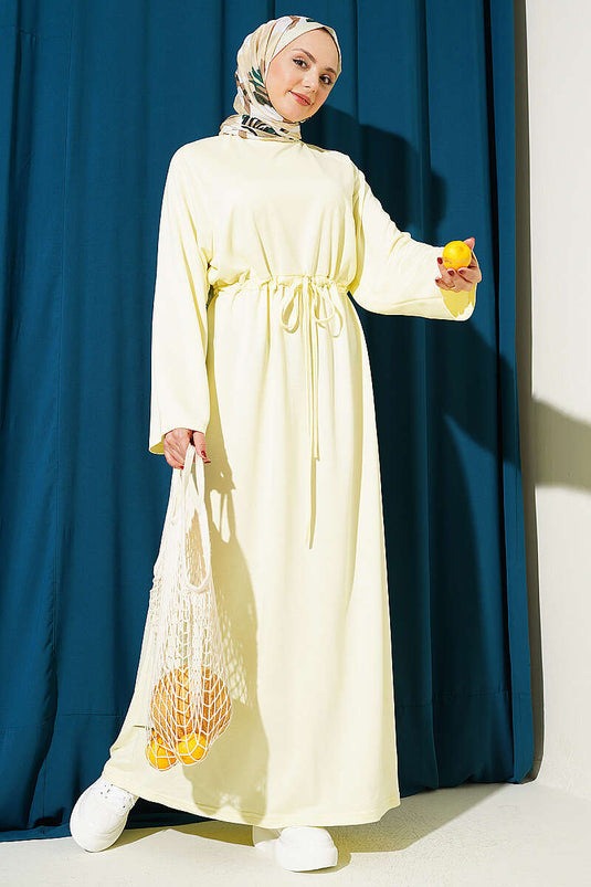 Acheter robe ample à manches longues Tünelli jaune
