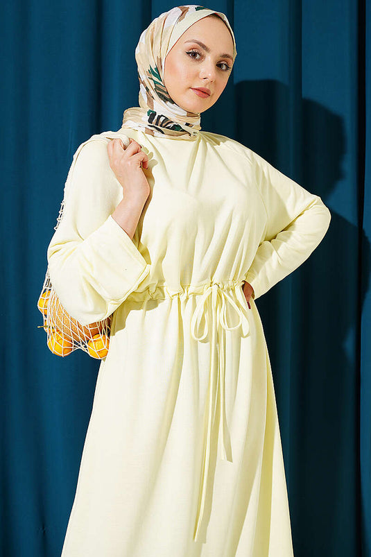 Acheter robe ample à manches longues Tünelli jaune