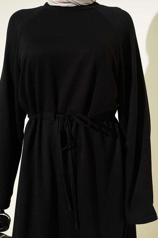 Acheter robe ample à manches longues Tünelli Loyşa noire
