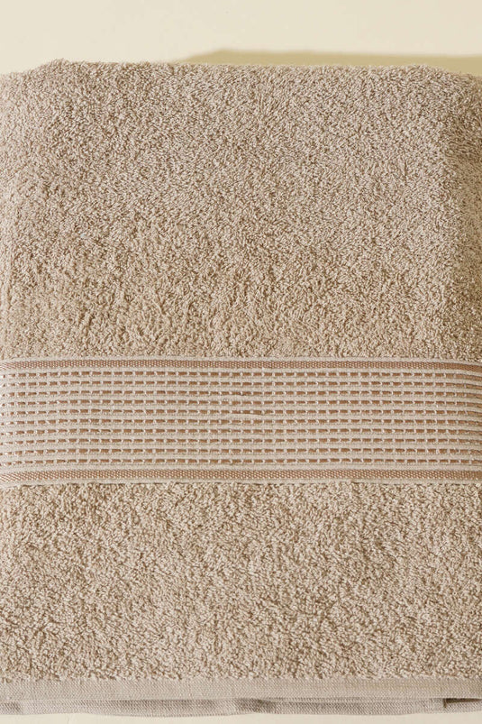 Serviette de bain Betüş en vison