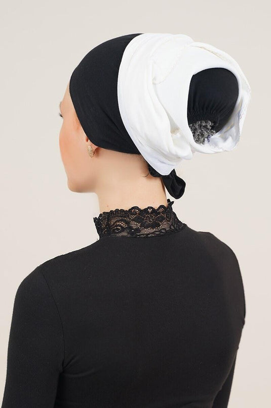 White Inner Headscarf