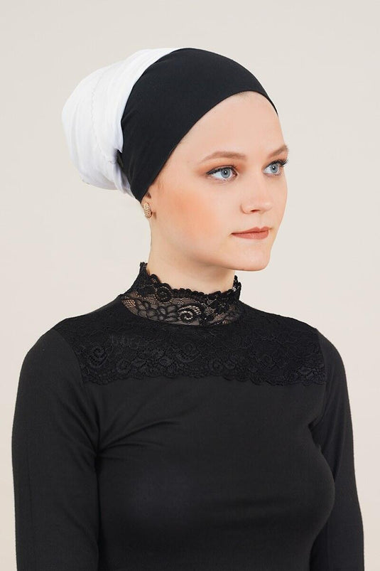 White Inner Headscarf