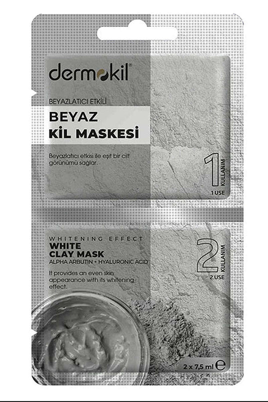 Masque À L'argile Blanche Effet Éclaircissant 2x7,5 Ml