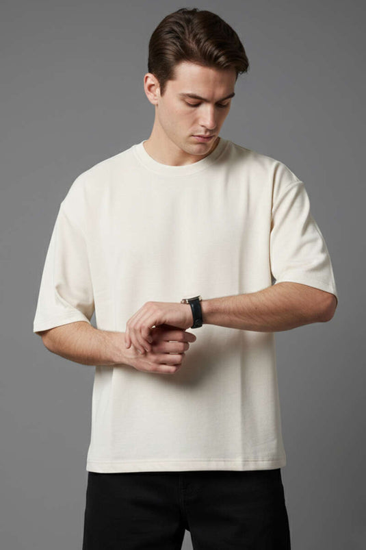 Crew Neck Raglan Sleeve T-shirt Stone