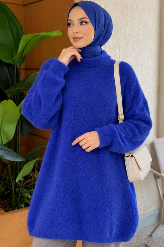 Gestickter Rundhals-Pullover Für Herren