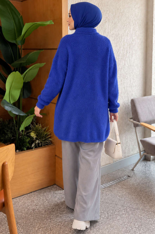 Gestickter Rundhals-Pullover Für Herren