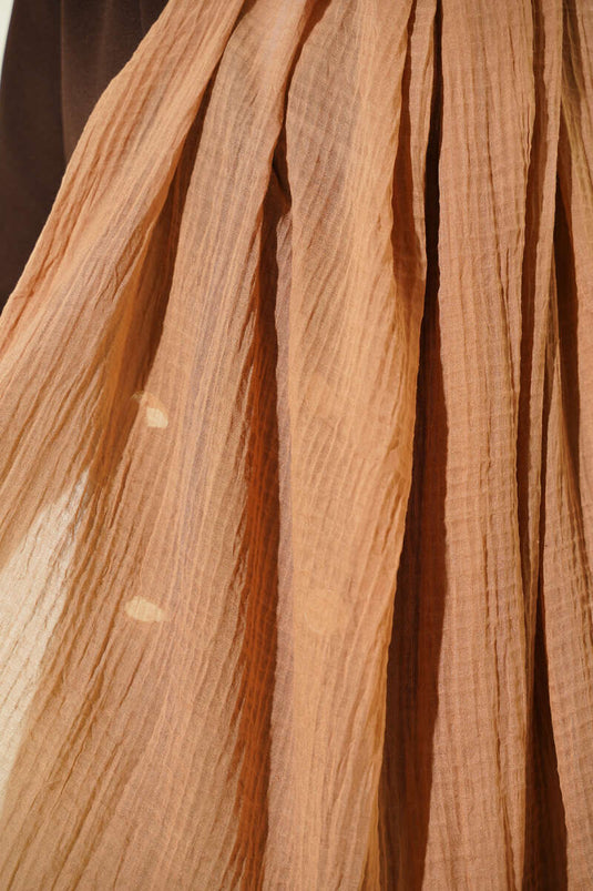 Biyeli Müslin Şal Latte