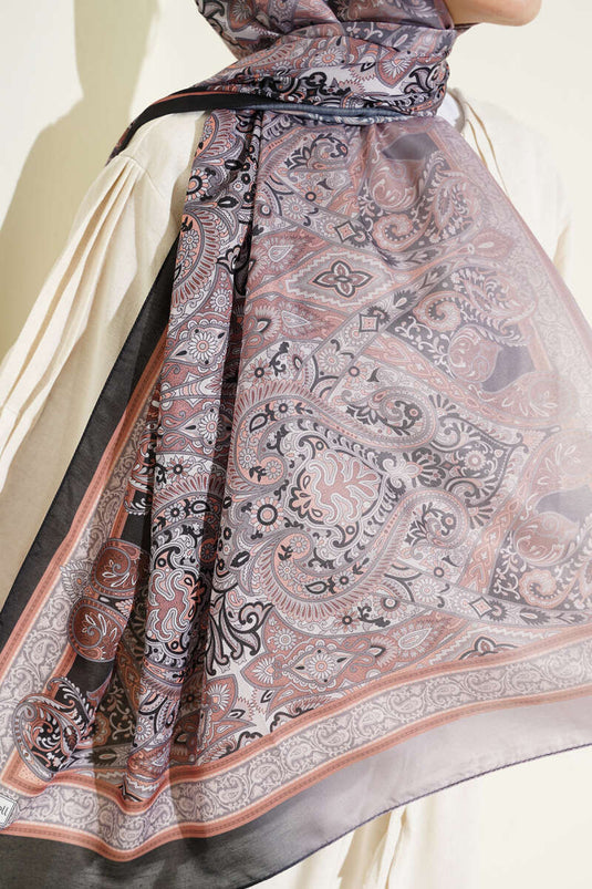 Bohemian Style Scarf Brown