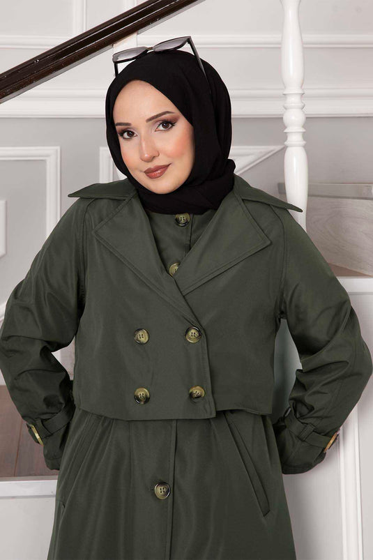 بوليرو خندق كاكي