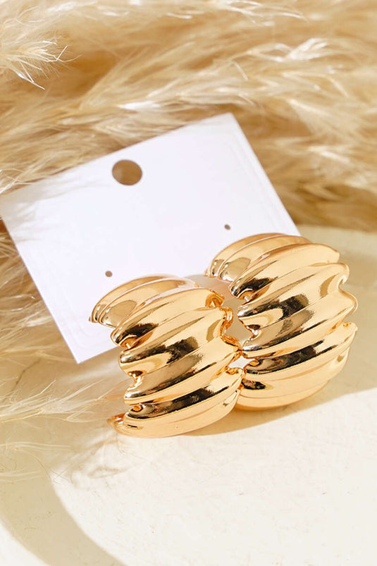 Bombeli Zigzag Earring Gold