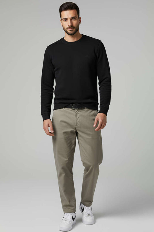 Sudadera negra con emblema de Thessaloniki Besse para hombre