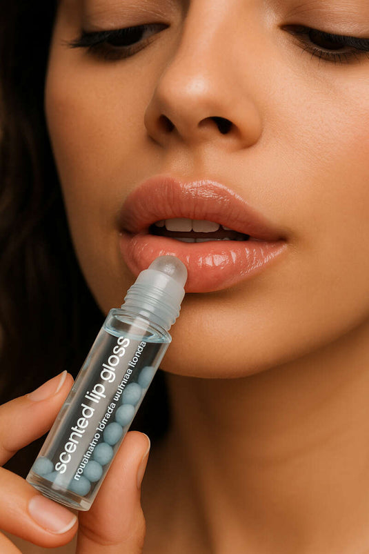 مرطب شفاه مزين بخرز