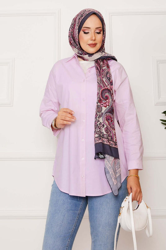 Button Down Sports Shirt Pink