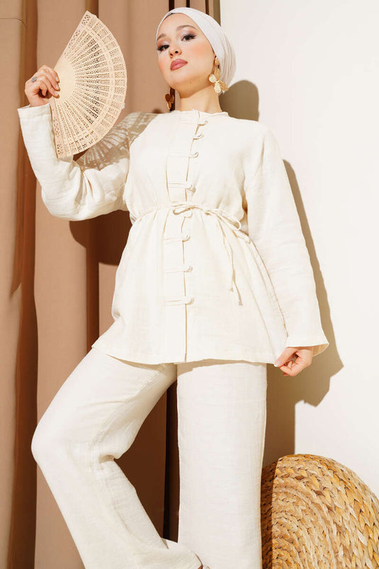 Brit Düğme Kaplamalı İkili Takım Taş