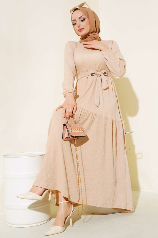 Robe superposée Bürümcük Beige
