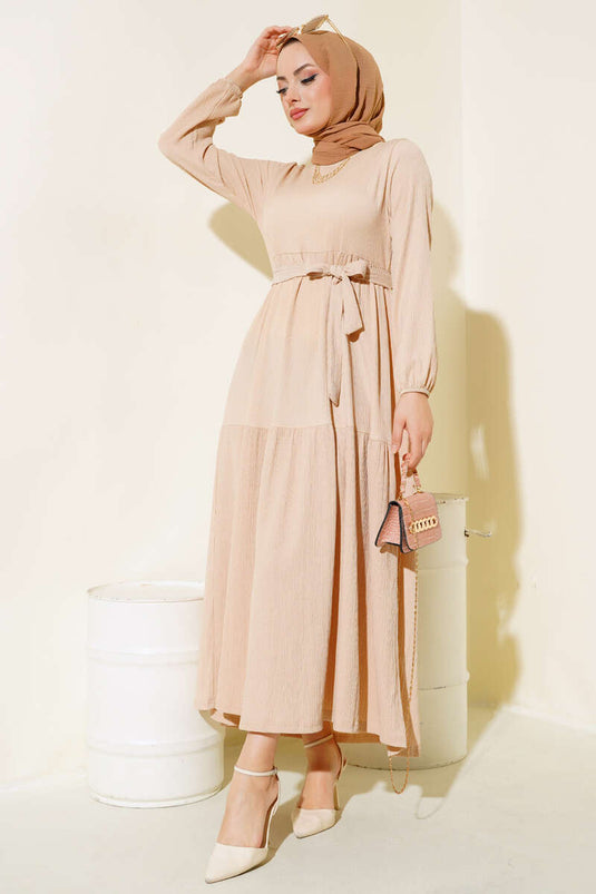 Robe superposée Bürümcük Beige