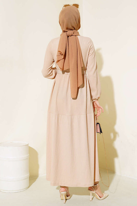 Robe superposée Bürümcük Beige