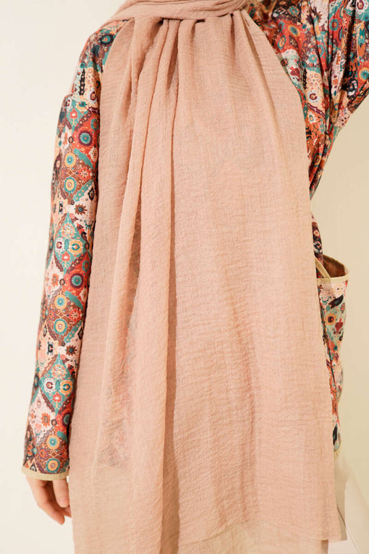 بُرومجوق شال ناعم لون جمل