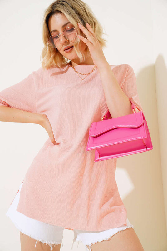 Bürümcük T-Shirt Lachs