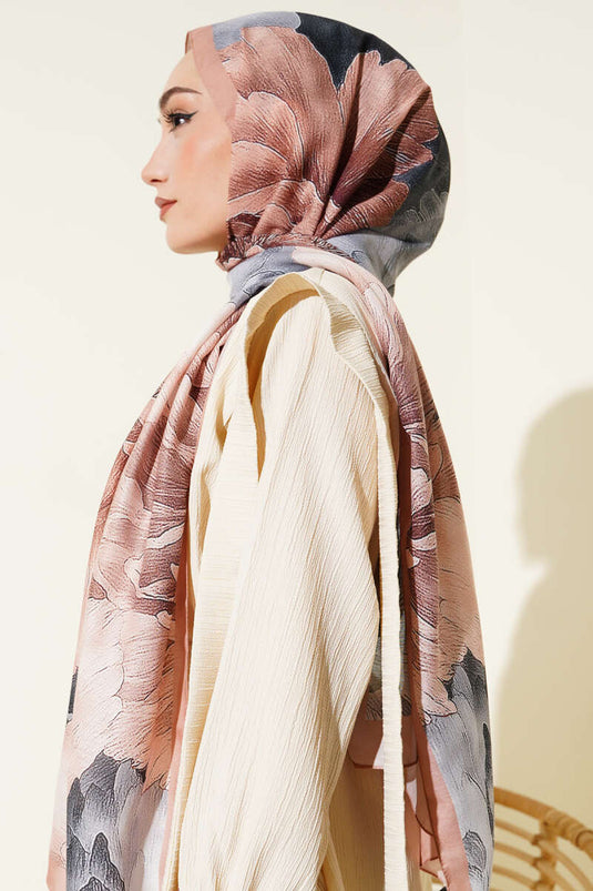 Kamelfarbenes Schal-Sortiment, 2er-Pack