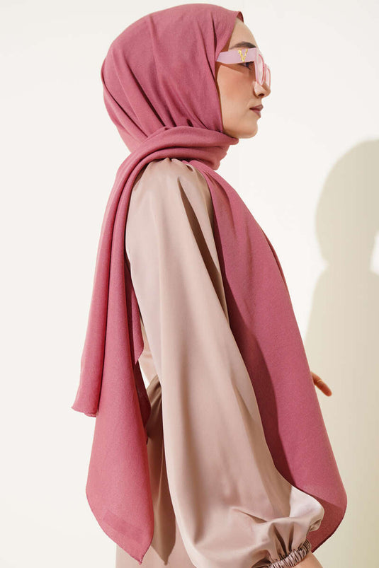 Châle Cazz Plain Rose poudré