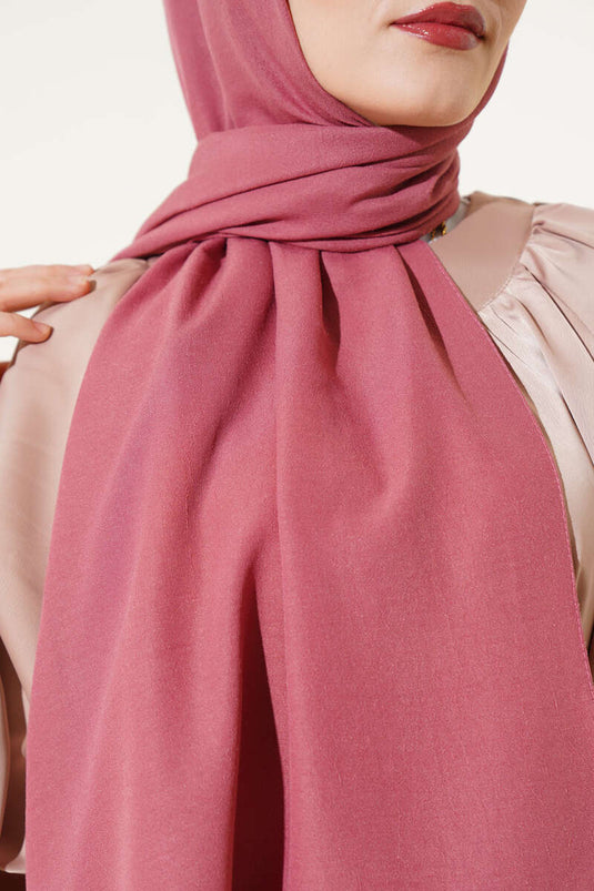 Châle Cazz Plain Rose poudré