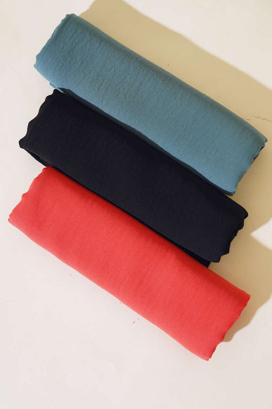 Cazz Serisi 3'lü Şal Seti Asorti 11