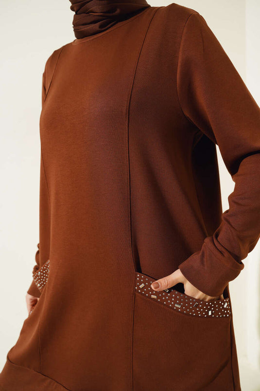 Cebi Taş Süslemeli İkili Takım Kahve