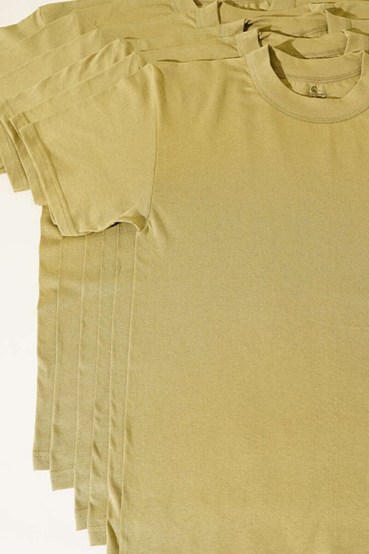 Cennetoğlu 6'lı Erkek Bisiklet Yaka Fanila Yeni Haki