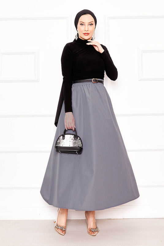 Jupe sportive Terikoton avec poches en gris