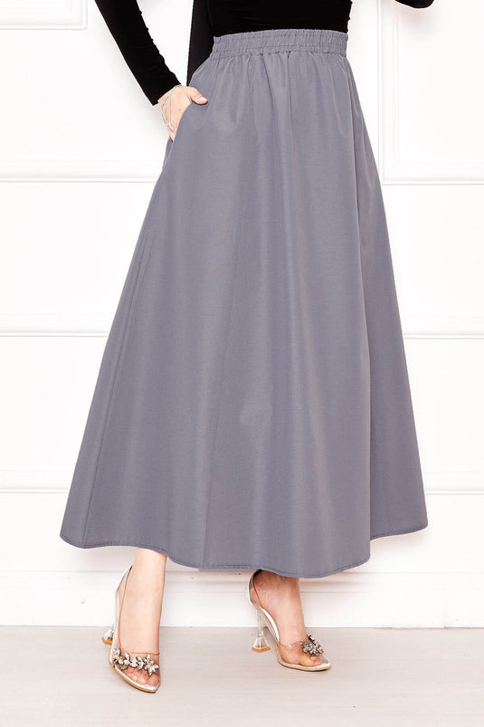 Jupe sportive Terikoton avec poches en gris