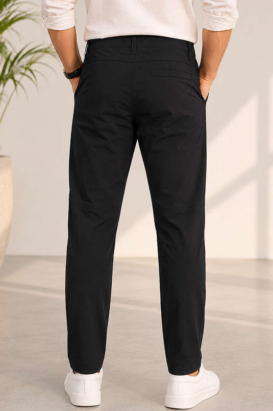Cep Fermuarlı Outdoor Erkek Pantolon Siyah