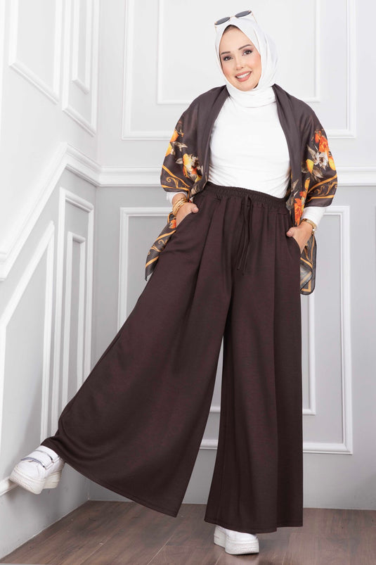 Riem Taille Elastische Coffee Rok Broek