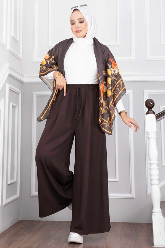 Riem Taille Elastische Coffee Rok Broek