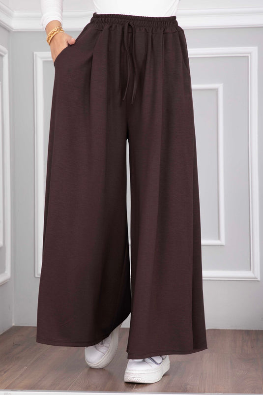 Riem Taille Elastische Coffee Rok Broek