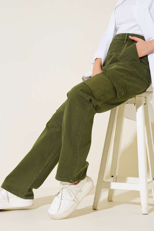 Cepli Kargo Pantolon Kamuflaj