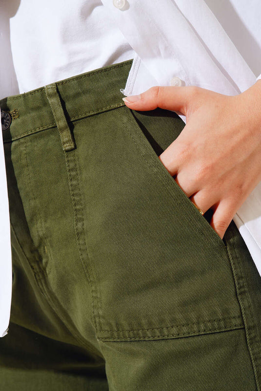 Cargobroek met zak, camouflage